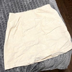 American Eagle Corduroy Mid-Thigh Skirt
